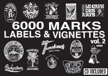 6000 MARKS LABELS & VIGNETTES VOL 2- MINI + CD