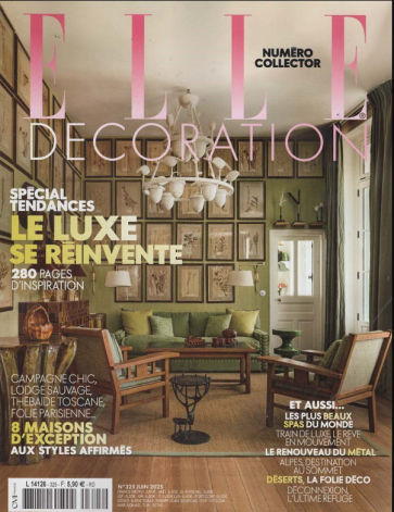 ELLE DECORATION FRANCE no. 325 Giugno 2025