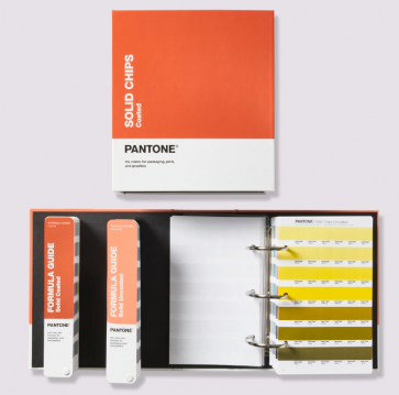 Pantone ® SOLID COLOR SET Coated & Uncoated  2023 - Il set include Formula Guide (due mazzette) e Solid Chips (due raccoglitori a tre anelli)