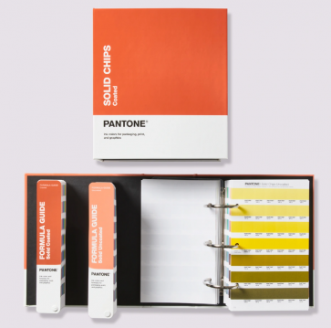 Pantone ® SOLID COLOR SET Coated & Uncoated  il set include Formula Guide (due mazzette) e Solid Chips (due raccoglitori ad anelli)