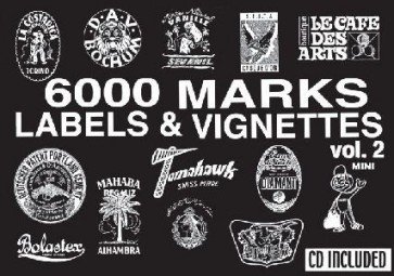 6000 MARKS LABELS & VIGNETTES VOL 2- MINI + CD