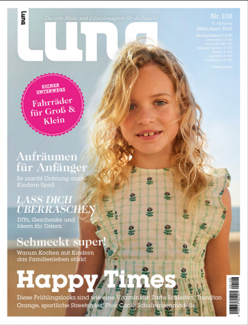 LUNA-MARZO-APRILE-NR-108-RIVISTA BAMBINI MODA LIFESTYLE