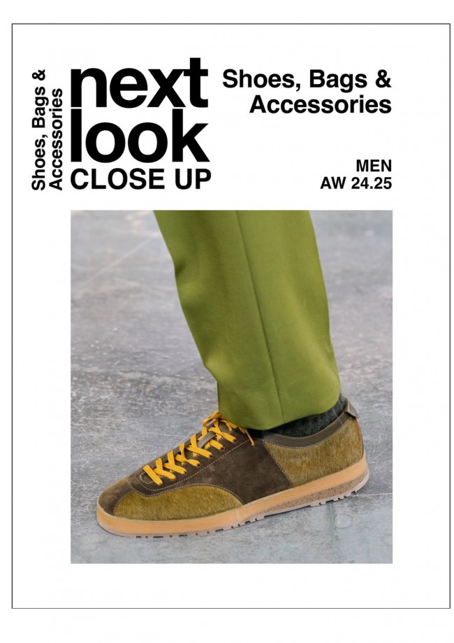 NEXT LOOK CLOSE UP SFILATE MODA UOMO scarpe borse e accessori rivista tendenze moda uomo per il prossimo inverno MEDE BOOKSTORE
