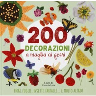 200 DECORAZIONI A MAGLIA AI FERRI  fiori, foglie, insetti, farfalle e molto altro....
