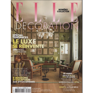 ELLE DECORATION FRANCE no. 325 Giugno 2025