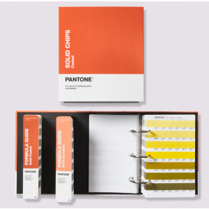 Pantone ® SOLID COLOR SET Coated & Uncoated  il set include Formula Guide (due mazzette) e Solid Chips (due raccoglitori ad anelli)