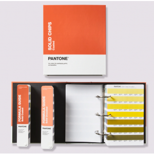 Pantone ® SOLID COLOR SET Coated & Uncoated  2023 - Il set include Formula Guide (due mazzette) e Solid Chips (due raccoglitori a tre anelli)