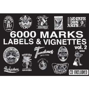 6000 MARKS LABELS & VIGNETTES VOL 2- MINI + CD