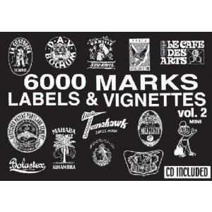 6000 MARKS LABELS & VIGNETTES VOL 2- MINI + CD